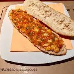 bocadillo ajoarriero